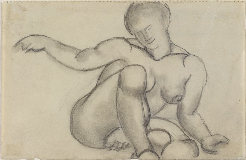 Femme assise