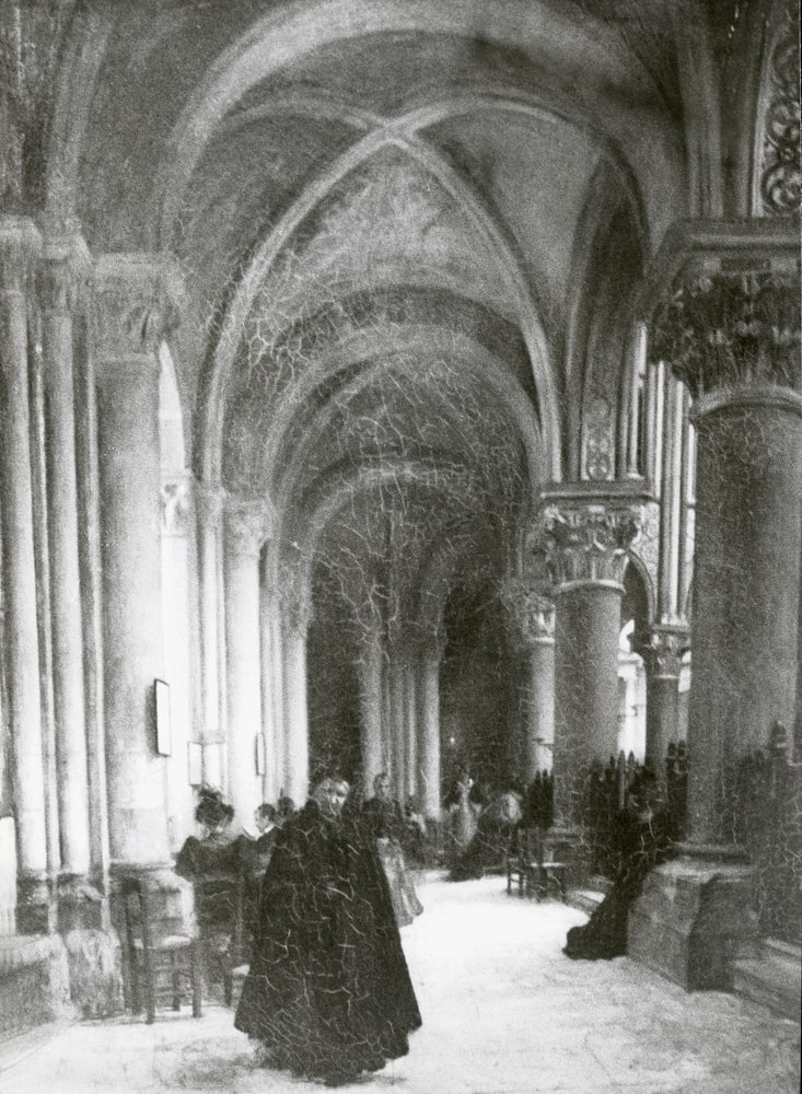 Intérieur de l'église de Saint-Germain-des-Prés