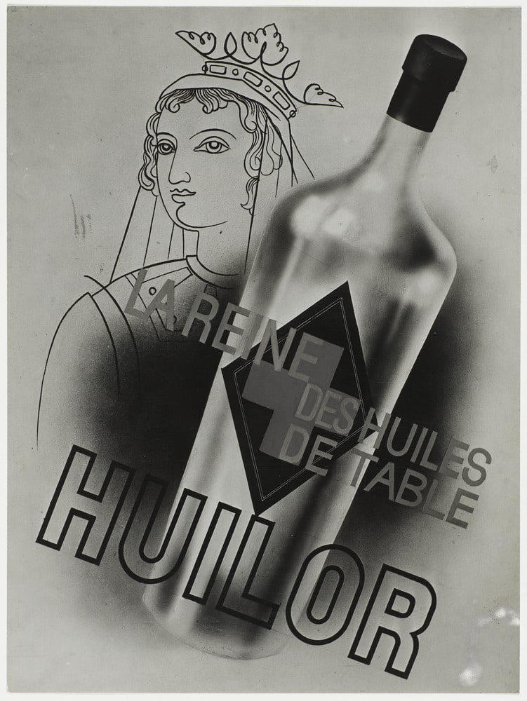 Maquette publicitaire pour Huilor