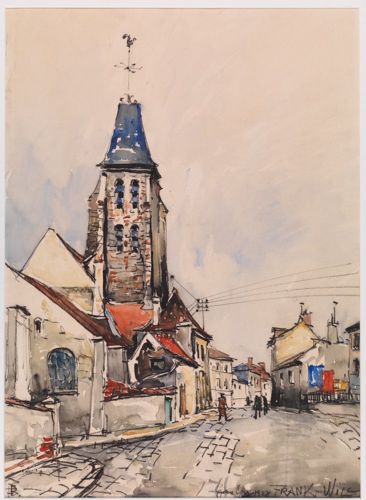 Scène de village à Groslou