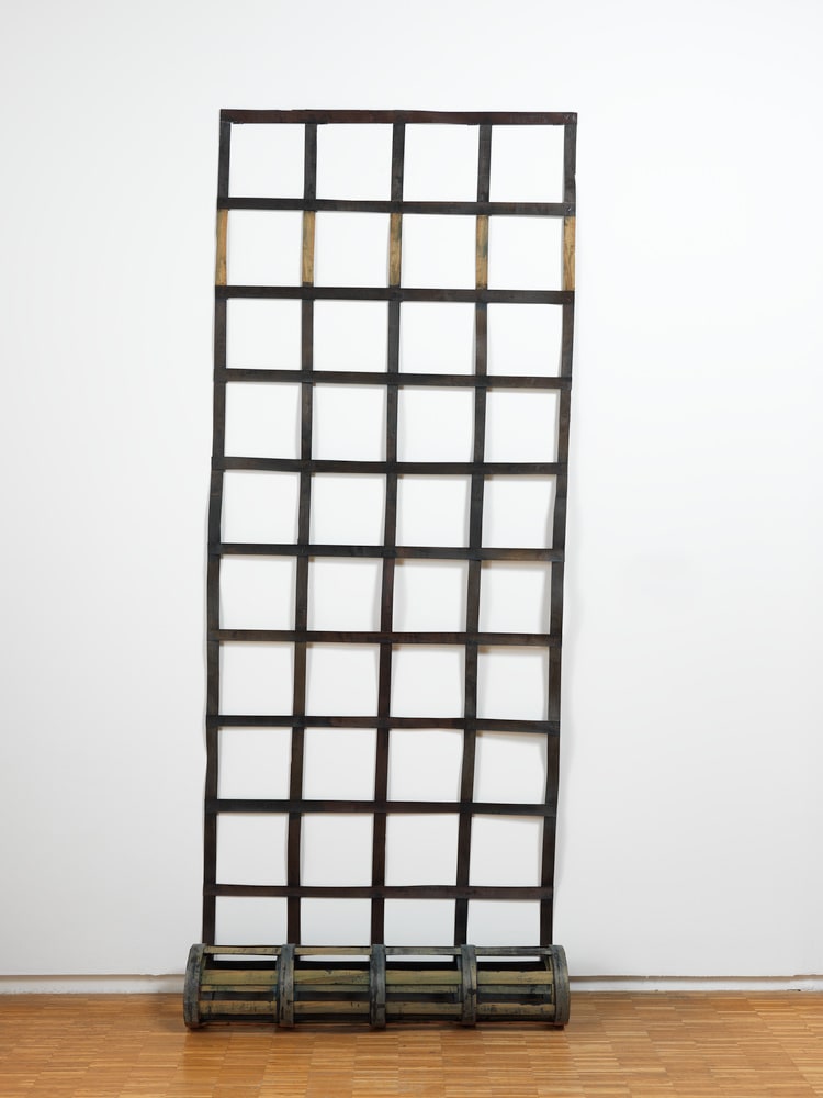 Rouleau de bois teinté