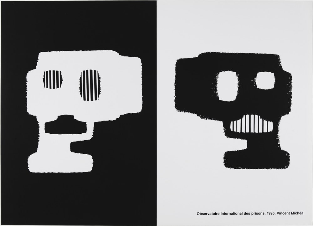 Affiche Observatoire international des prisons, les crânes