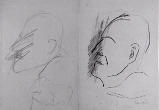 Trois portraits de Serge Charchoune