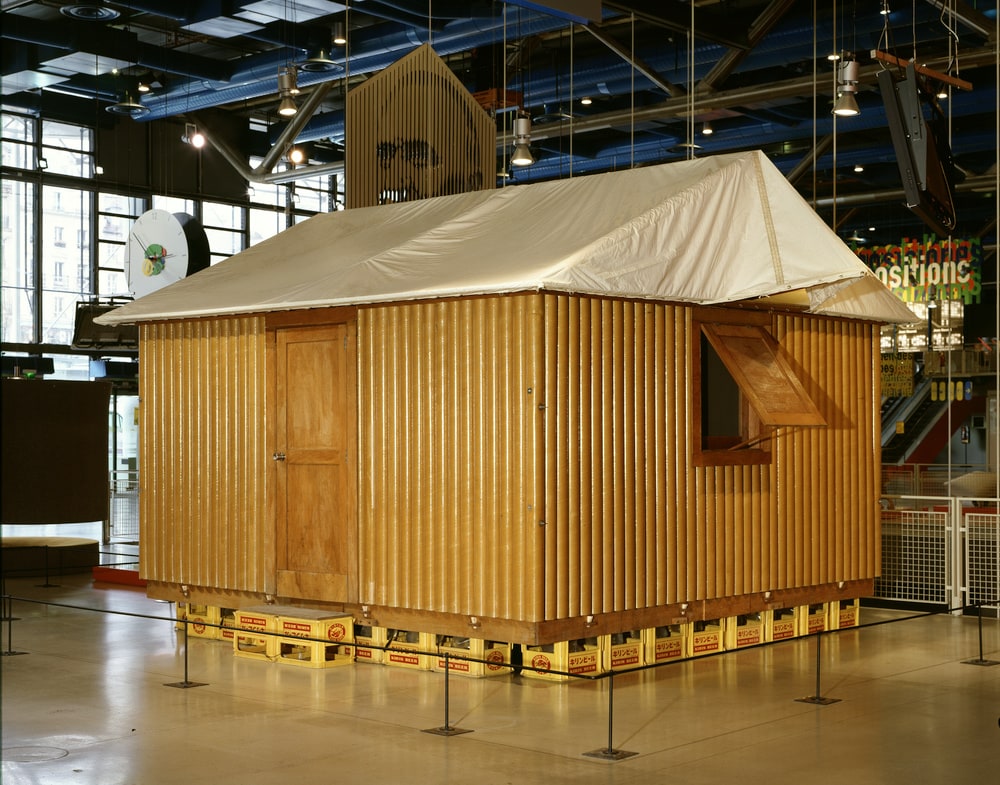 Paper log house