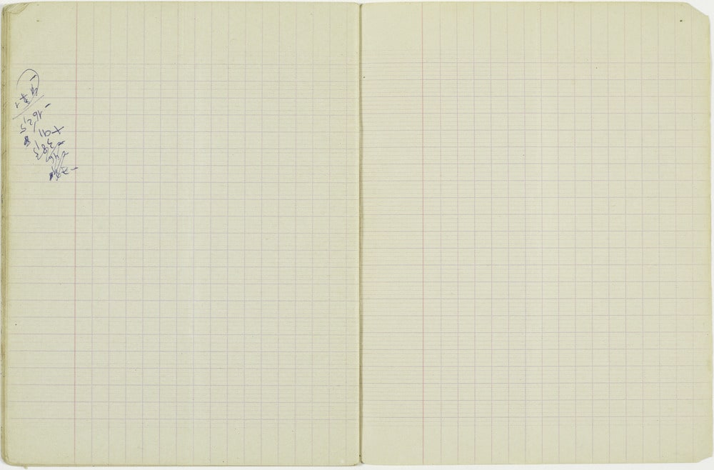 Sans titre (Cahier)