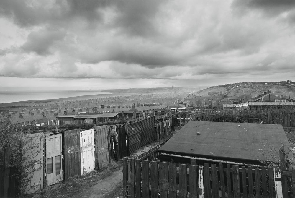 Allotments overlooking Easington, County Durham