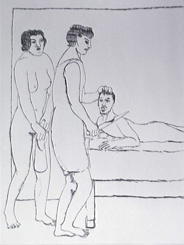 Etude pour "Judith et Holopherne"