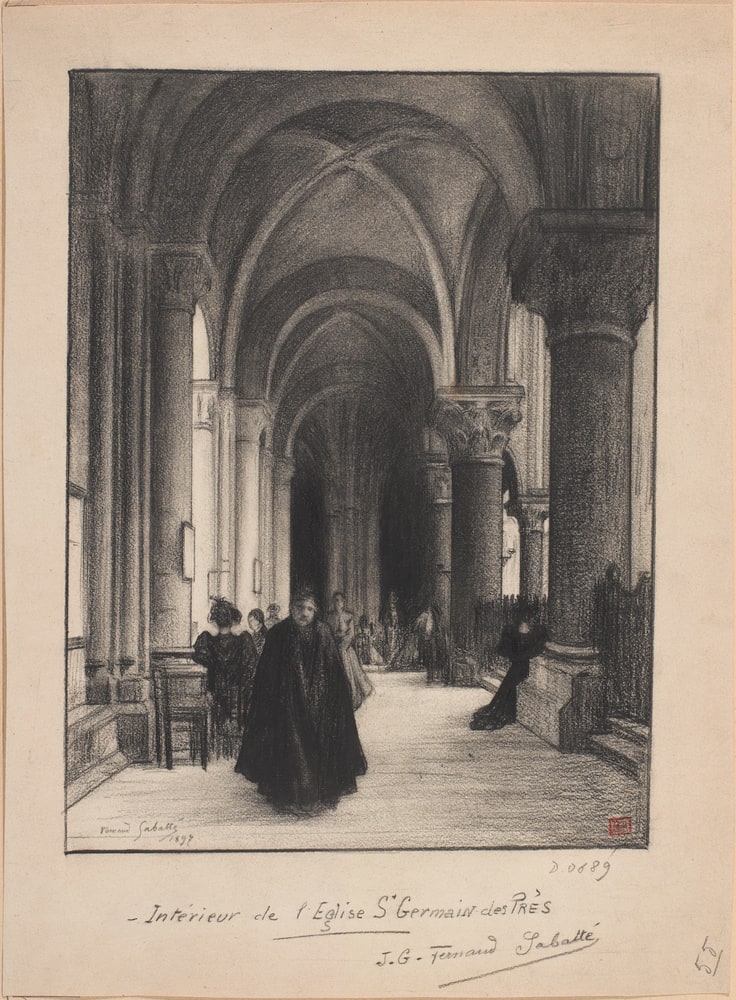 Intérieur de Saint-Germain-des Près