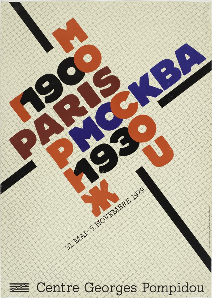Affiche Paris Moscou
