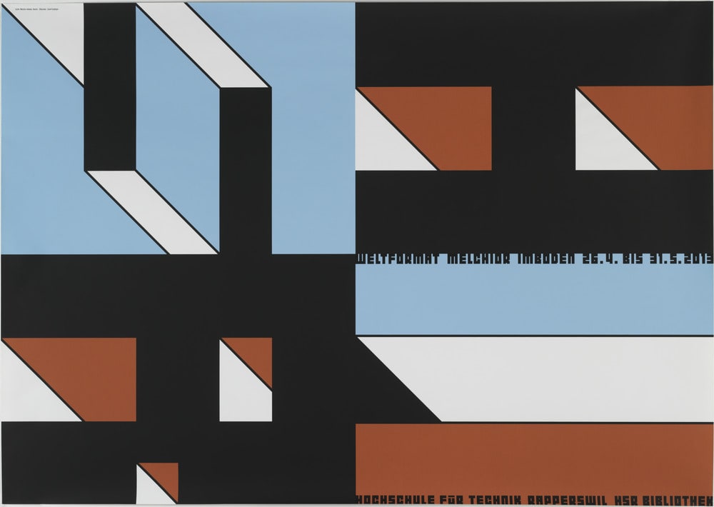 Solo Poster Exhibition by Melchior Imboden at HSR