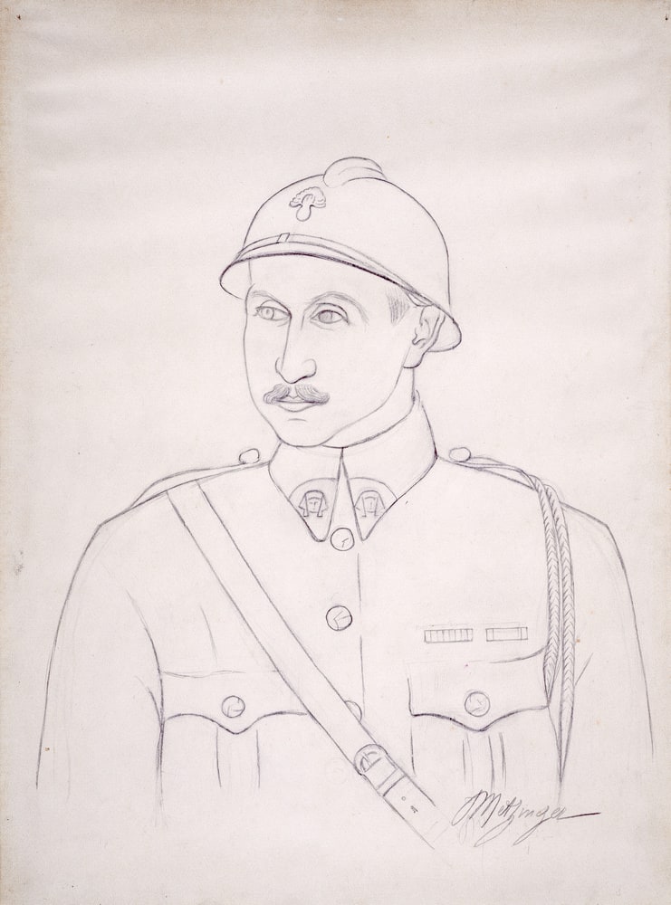Portrait de Léonce Rosenberg en uniforme de soldat