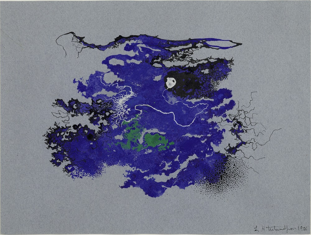 Formes bleues