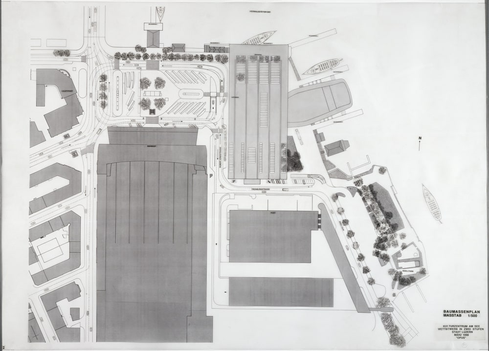 "Opus", plan des encombrements