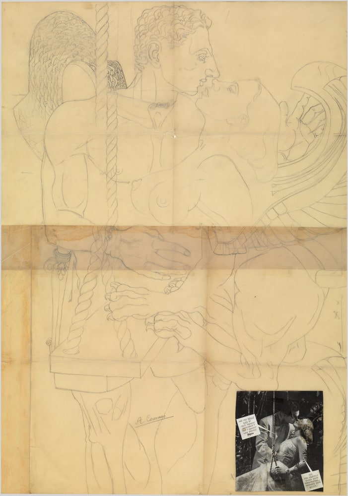Oedipe et le Sphinx avec la balançoire