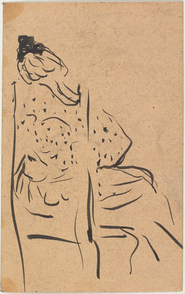 Femme assise
