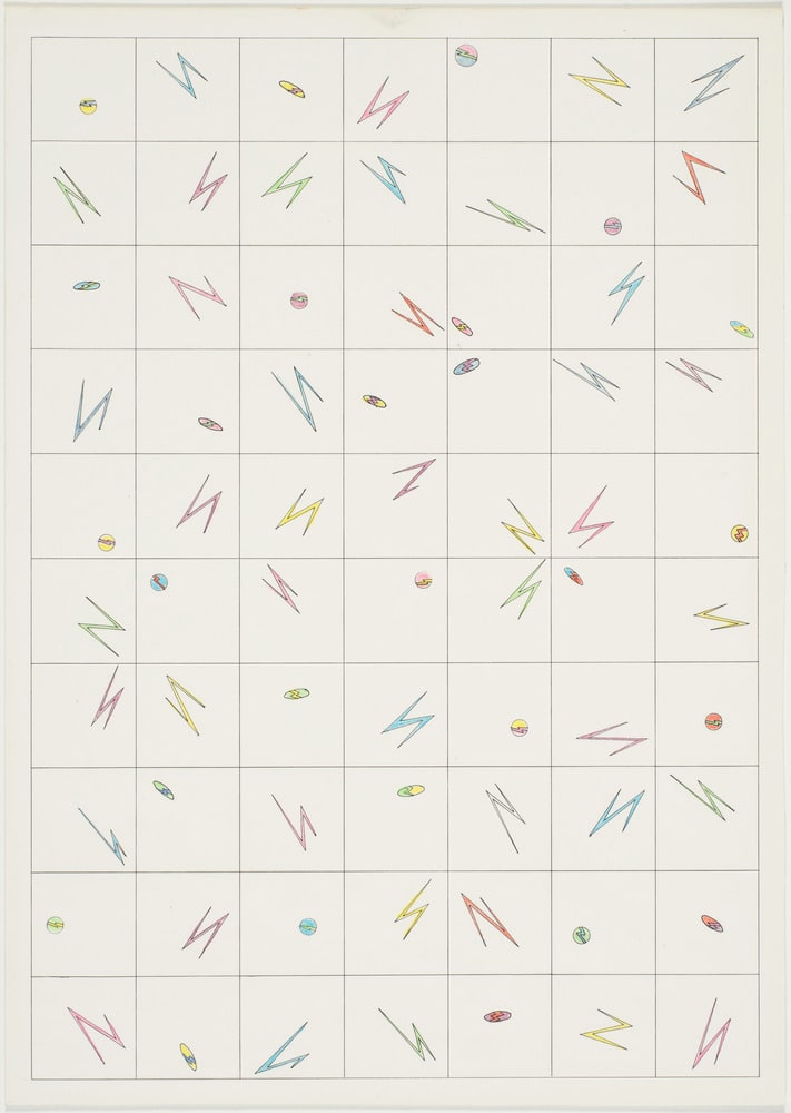 Dessin préparatoire de la triennale de Milan