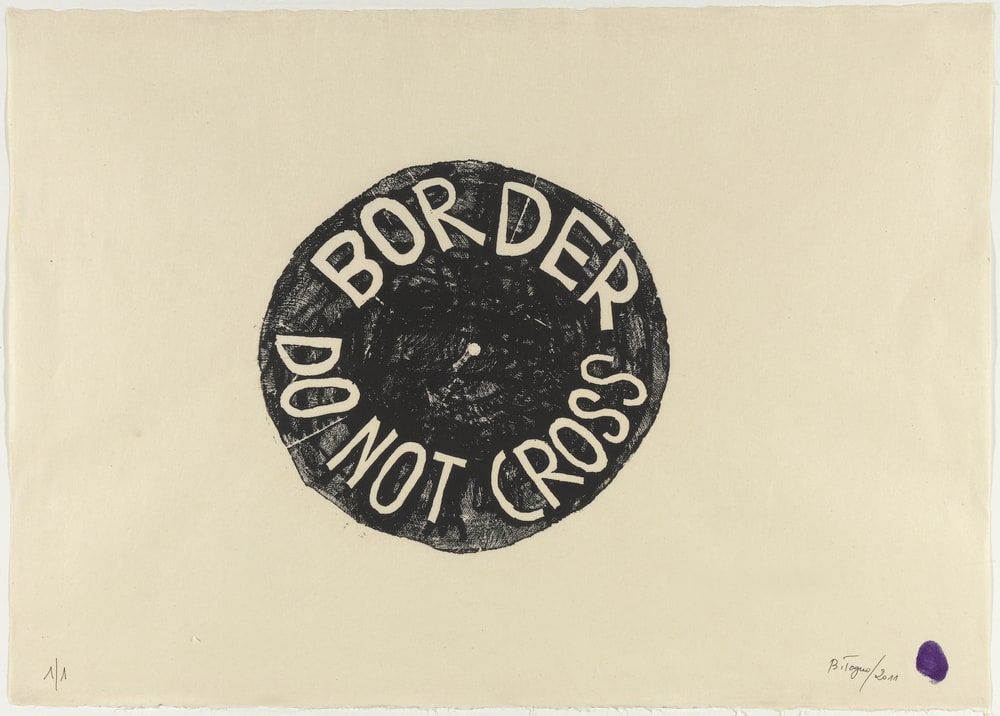 Do not cross Border
