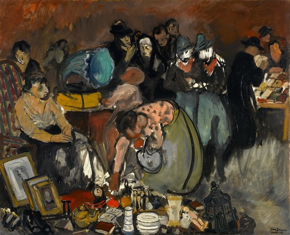 Brocanteur au Campo dei Fiori à Rome