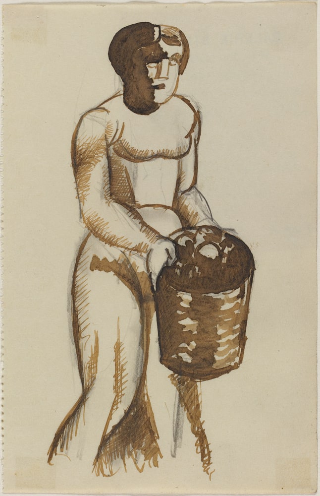 Femme au panier