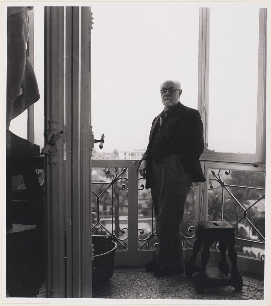Henri Matisse dans son appartement du Régina à Nice