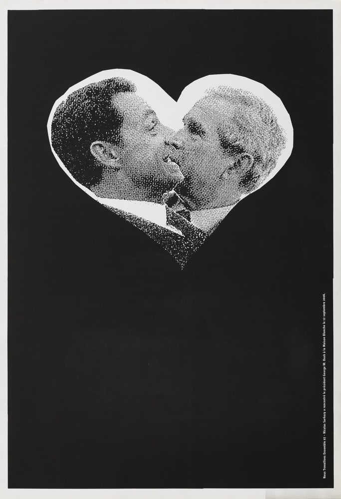 Affiche Sarkozy et Bush