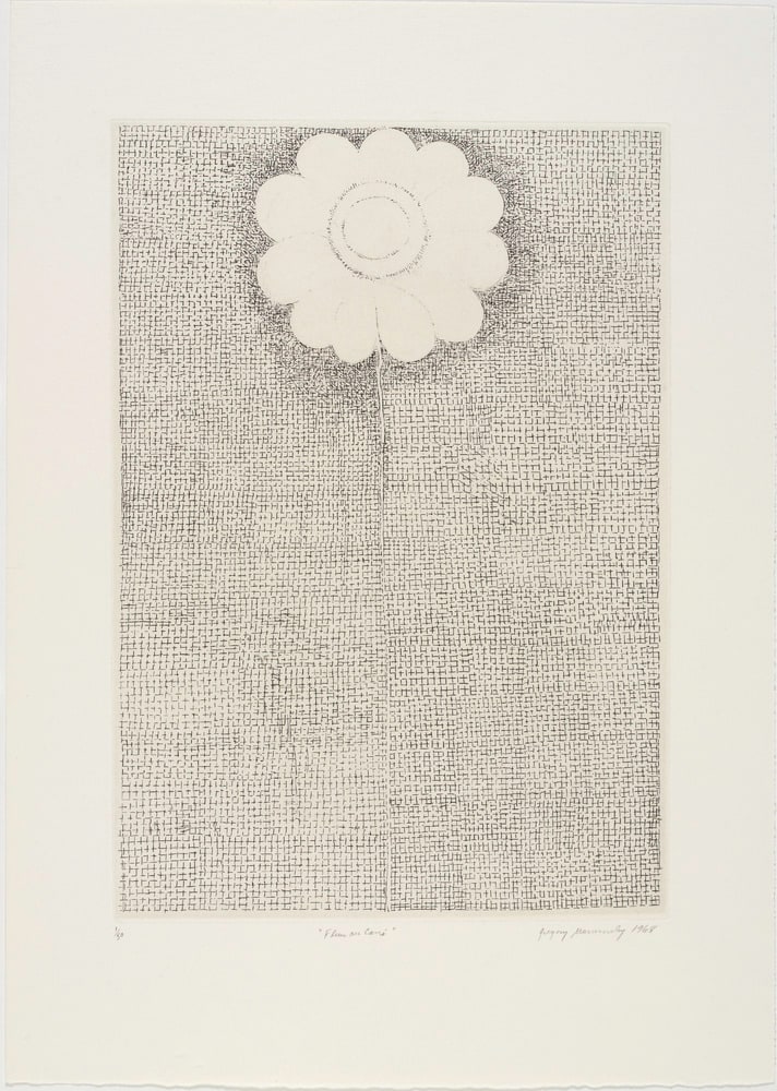 Fleur au carré