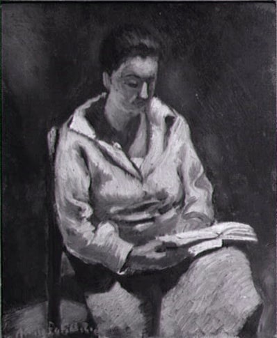 La liseuse en robe jaune