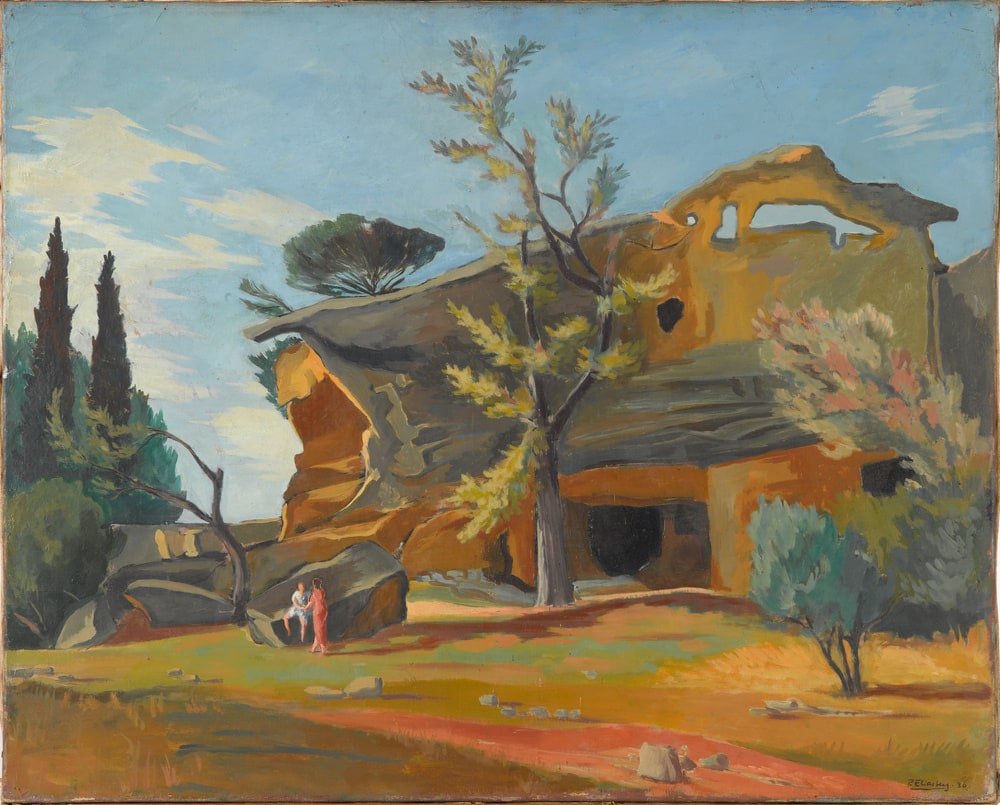 Paysage avec figures