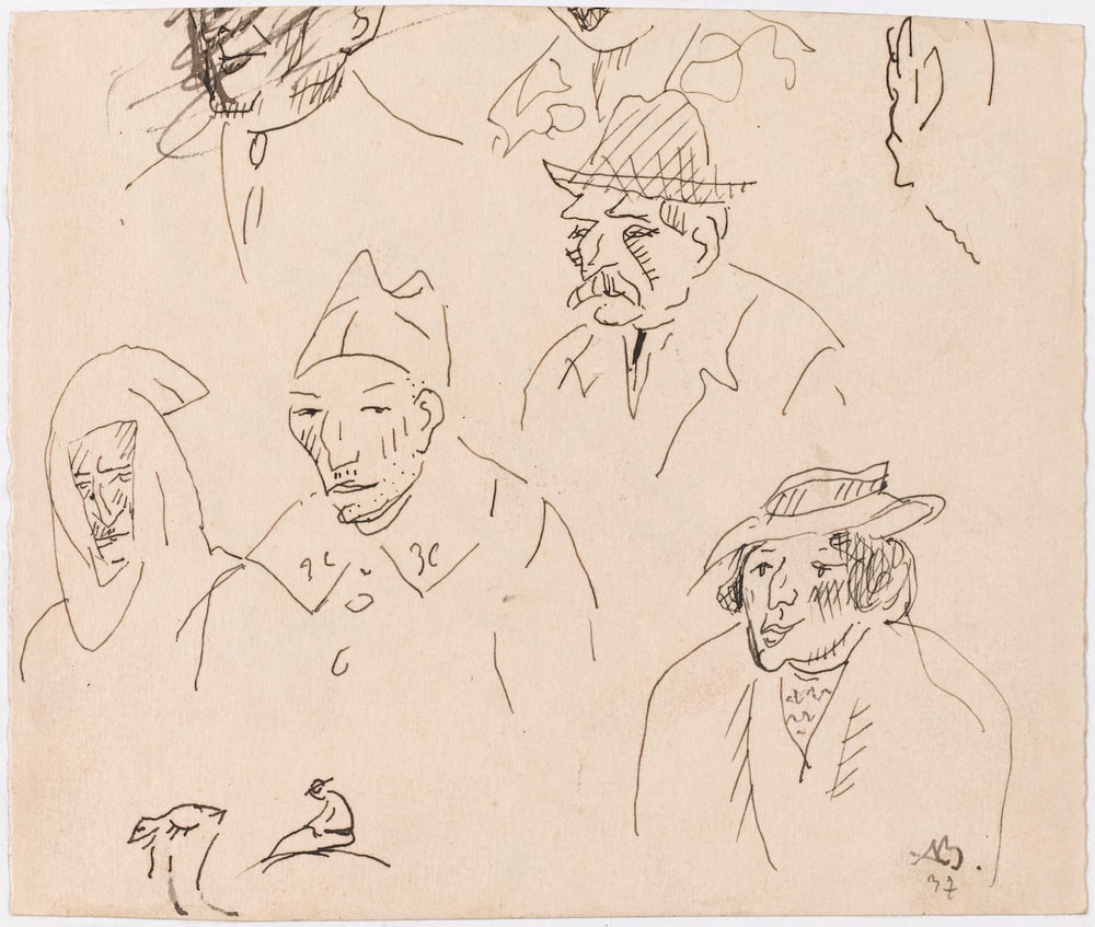 Types vus a l'exposition 1937