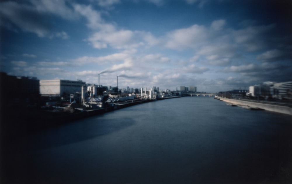La Seine à Ivry, vue de la TGB