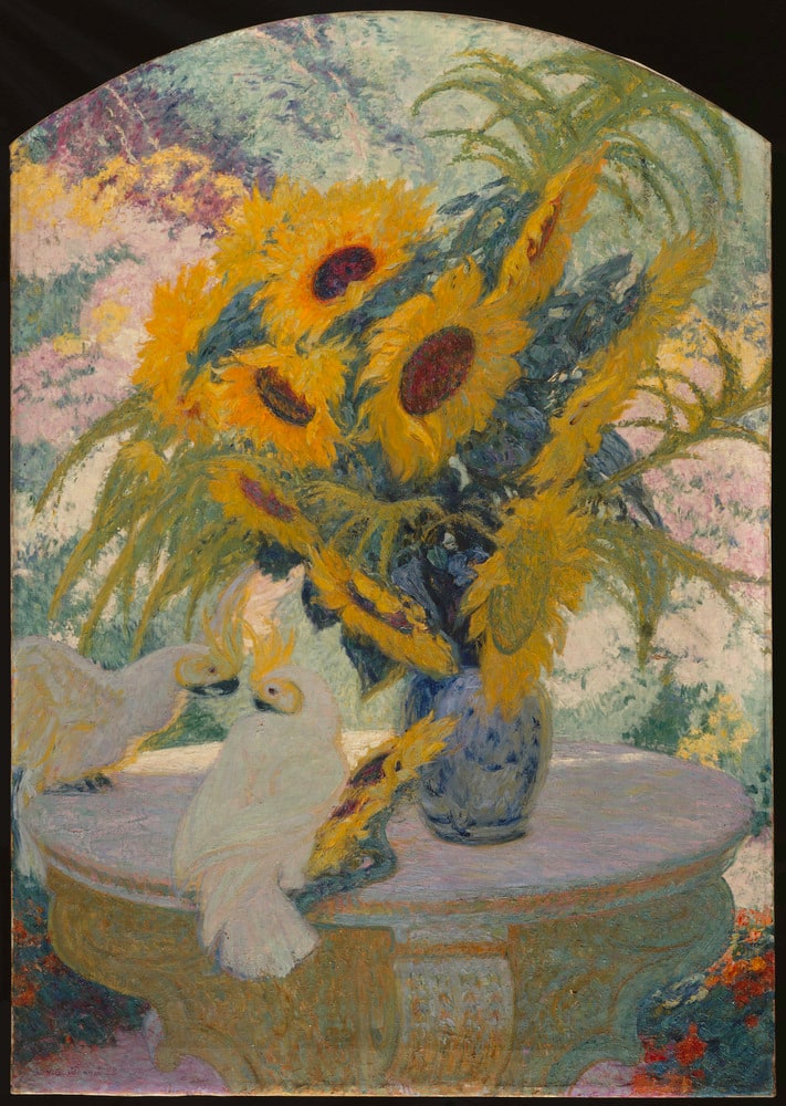 Tournesols et perroquets