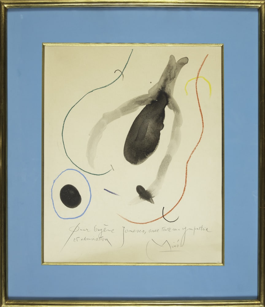 Portrait de Rodica Ionesco offert à Eugène Ionesco