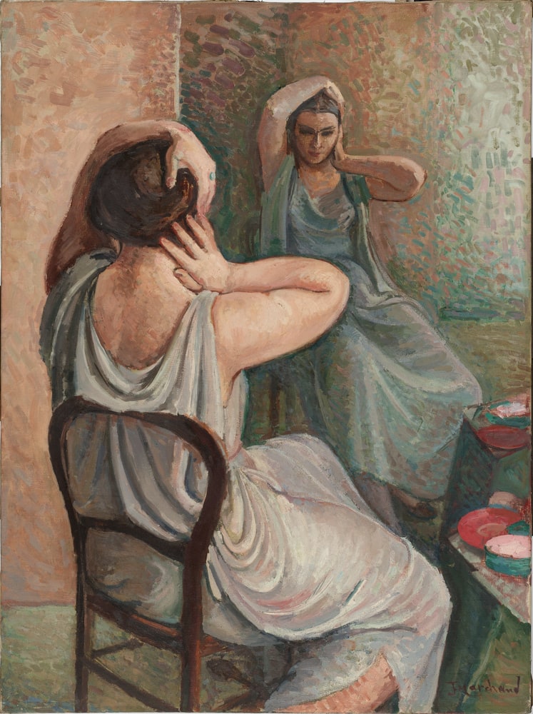 Femme à sa toilette