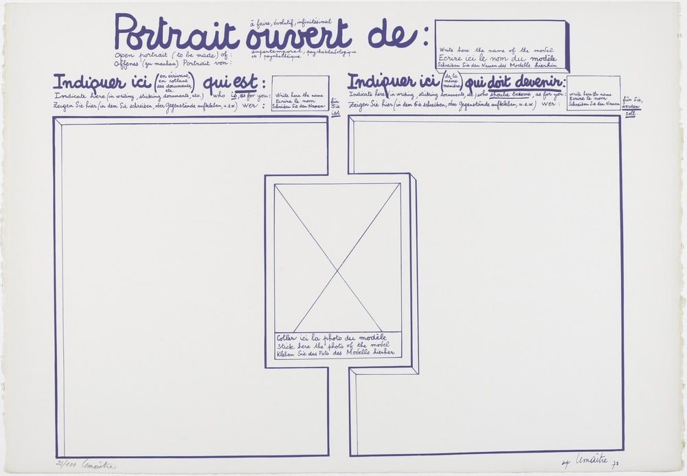 Portrait ouvert de :