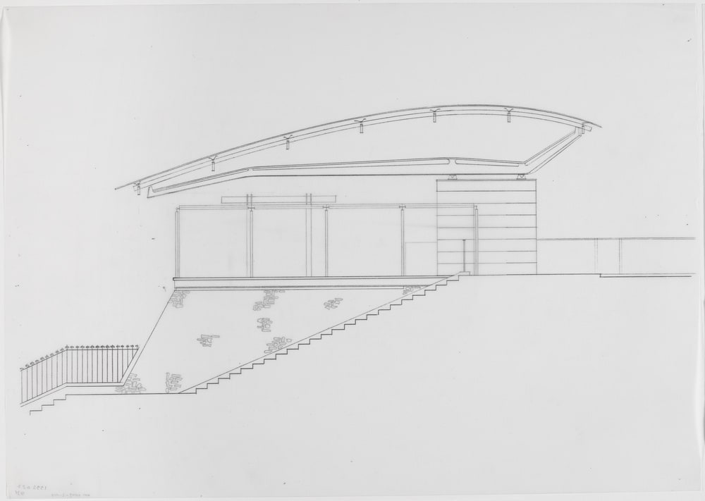 Etude de façade pour la gare haute