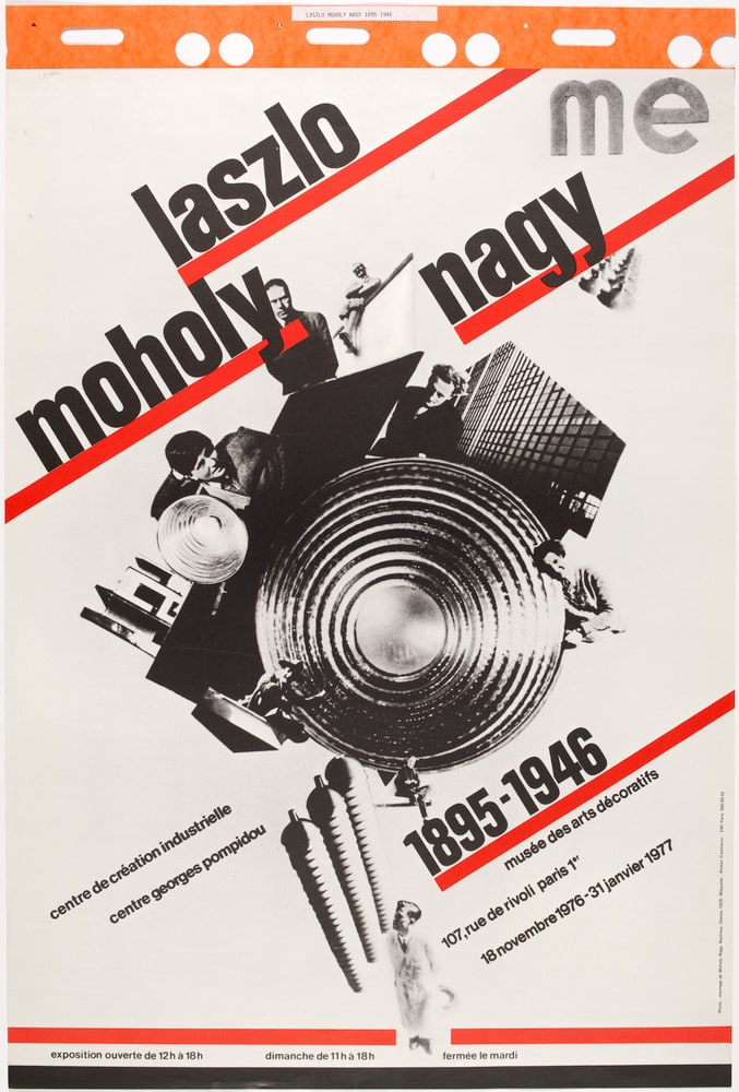 Affiche Laszlo Moholy Nagy 1895-1946