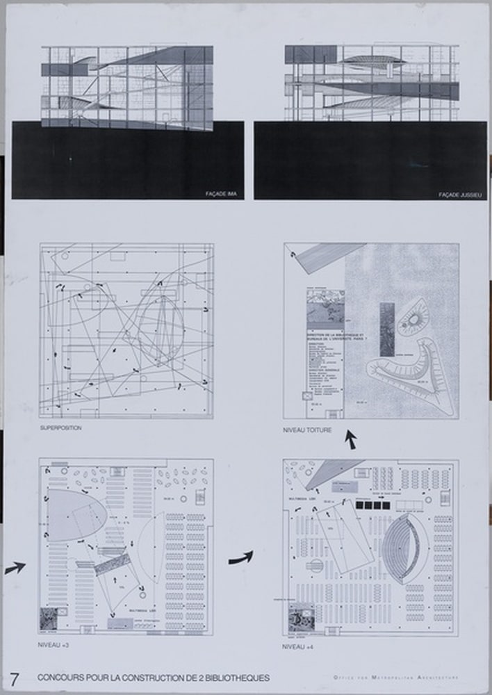 Panneau n°24, façade et plan niveau