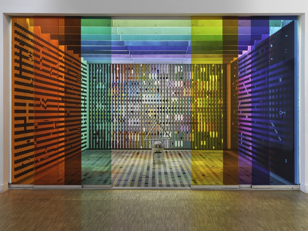 Aménagement de l'antichambre des appartements privés du Palais de l'Elysée pour le président Georges Pompidou