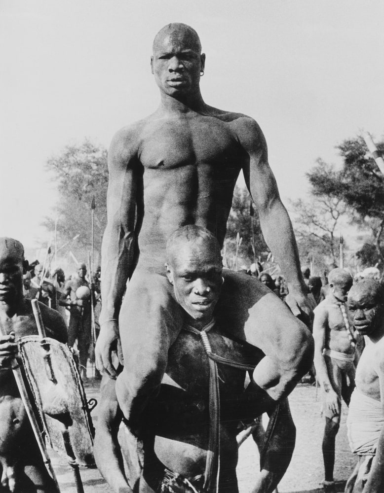 Combattants noubas, région du Kordofan, Soudan