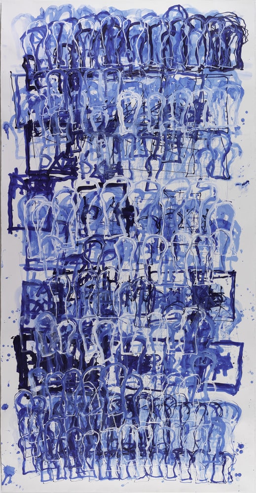 Sans titre (Blue lightbulbs)