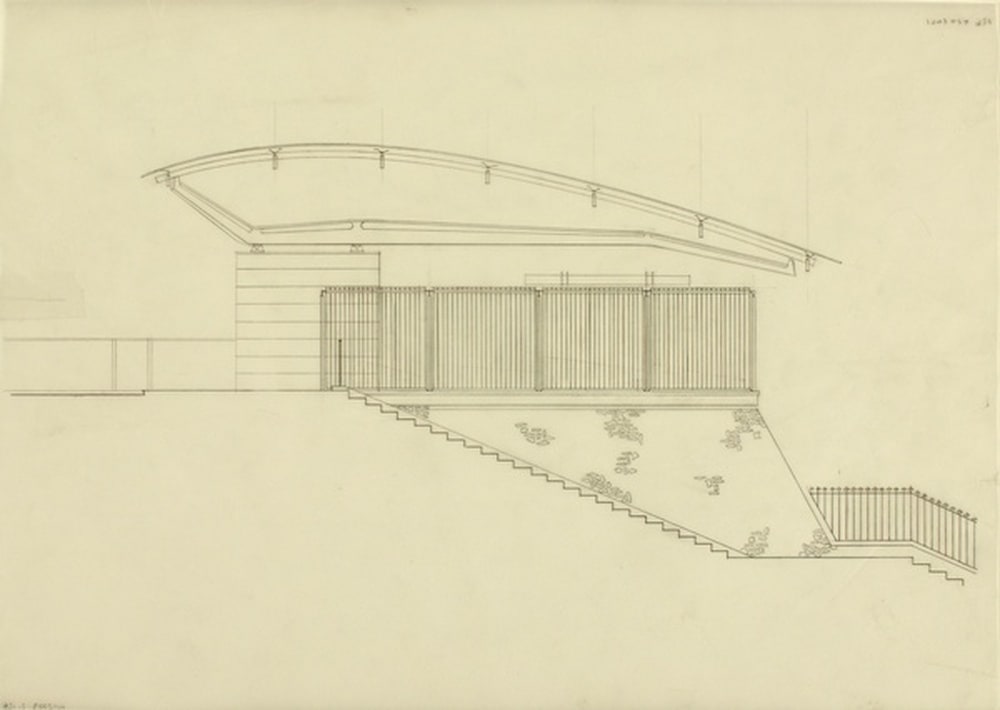 Etude de façade pour la gare haute