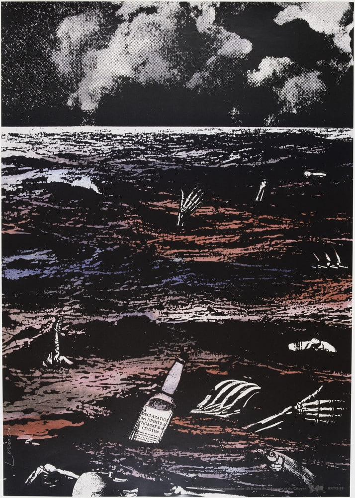 Affiche Une bouteille à la mer