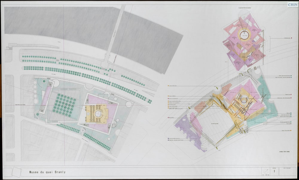 Plan masse et axonométrie fonctionnelle
