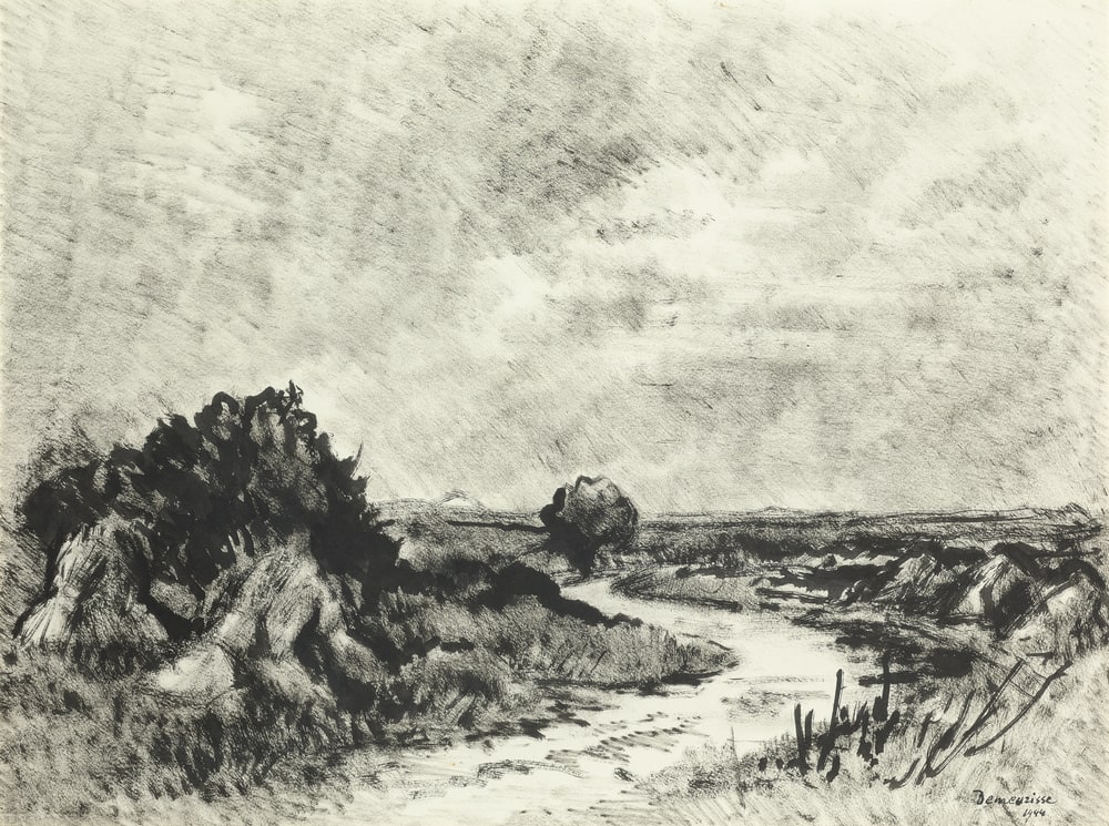 Route au tas de gerbes