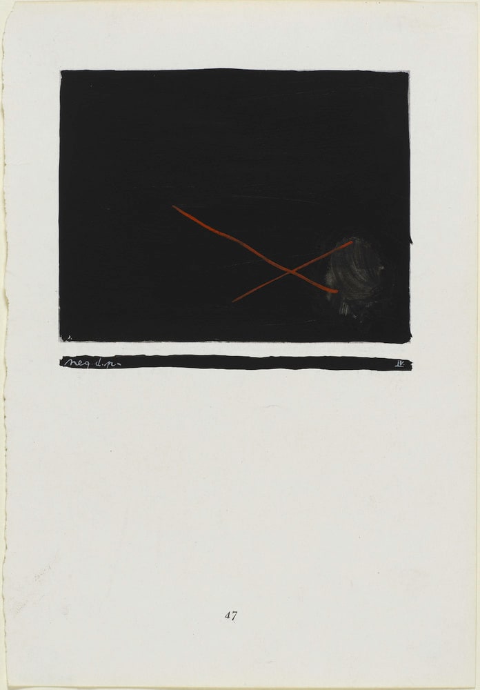 Négation de la peinture IV, m.5