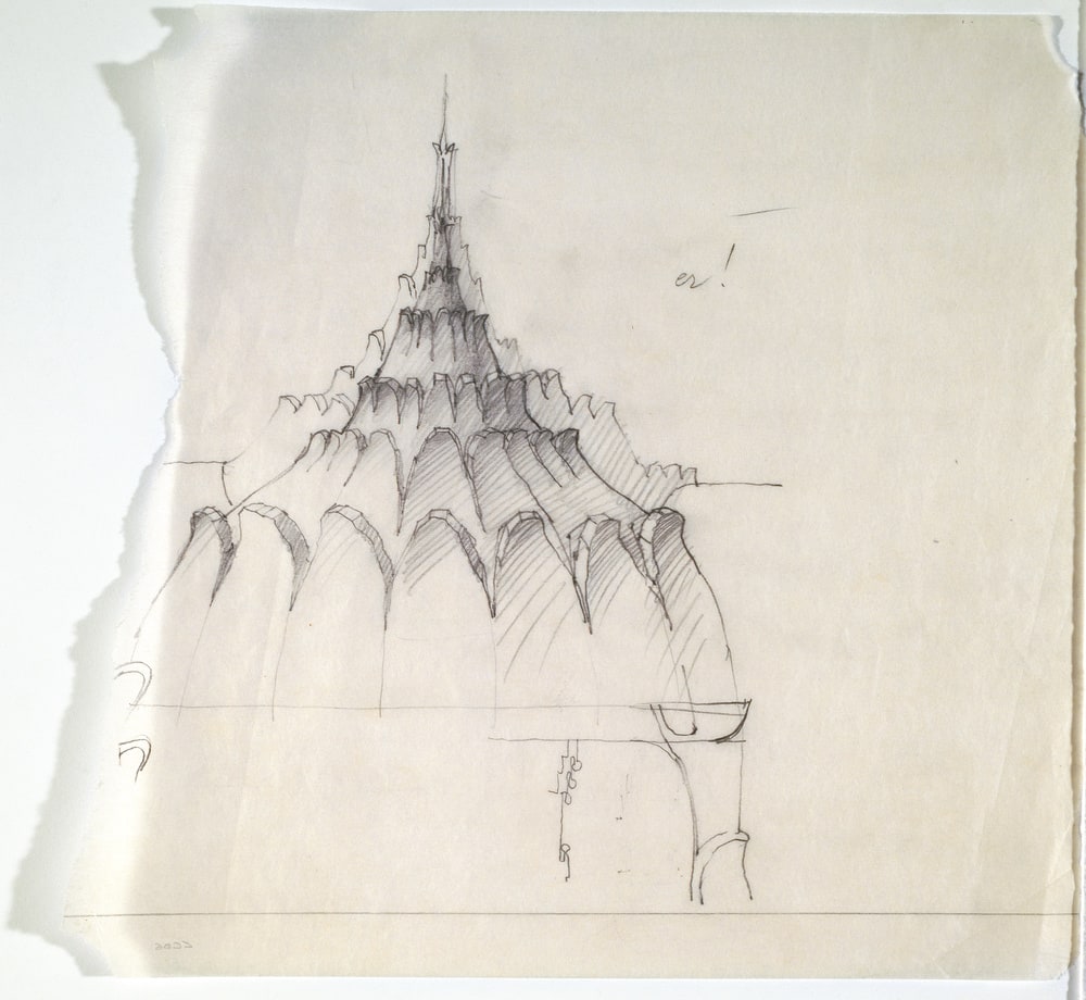 Etude pour la toiture, détails