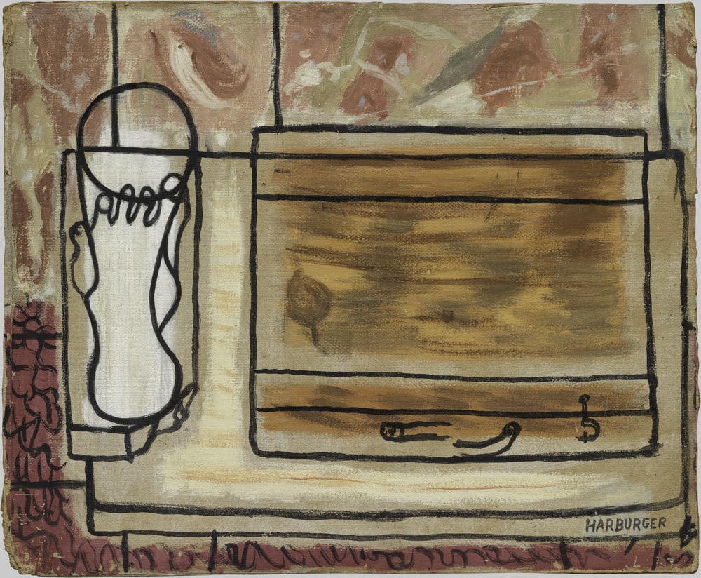 Pied et boîte de peinture