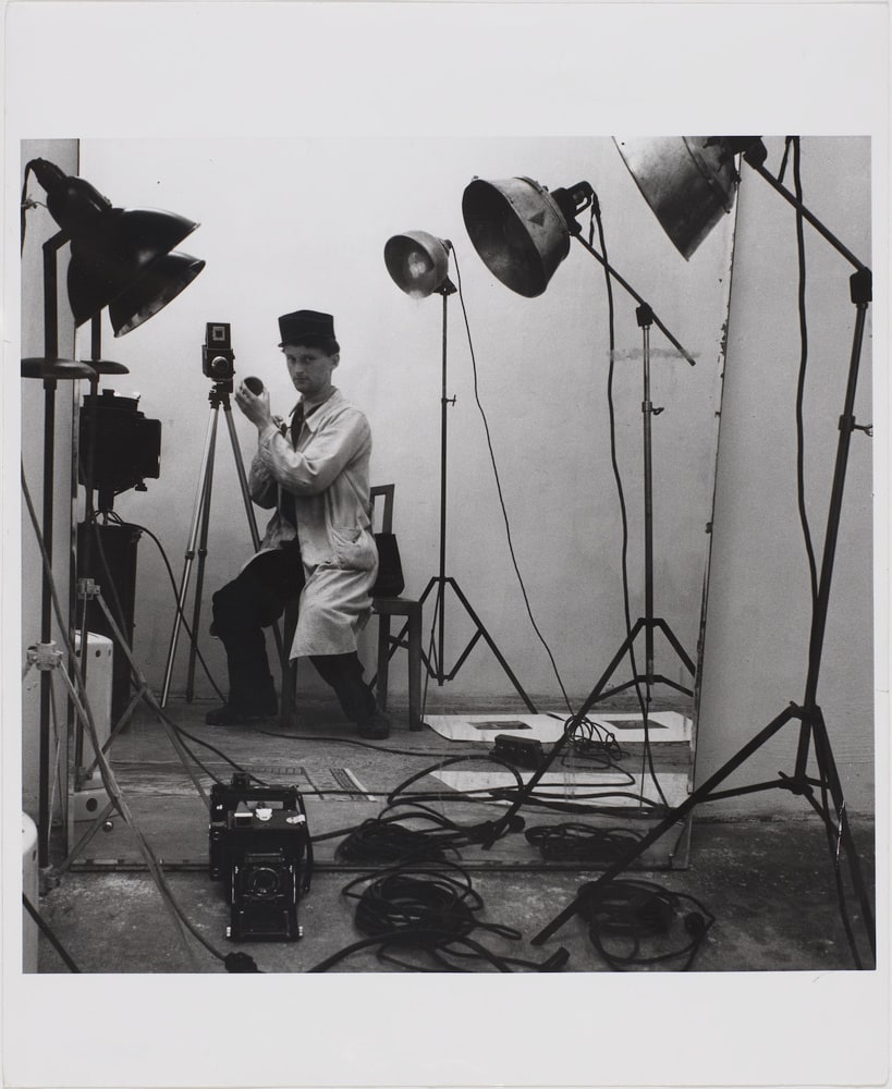 Autoportrait avec projecteurs