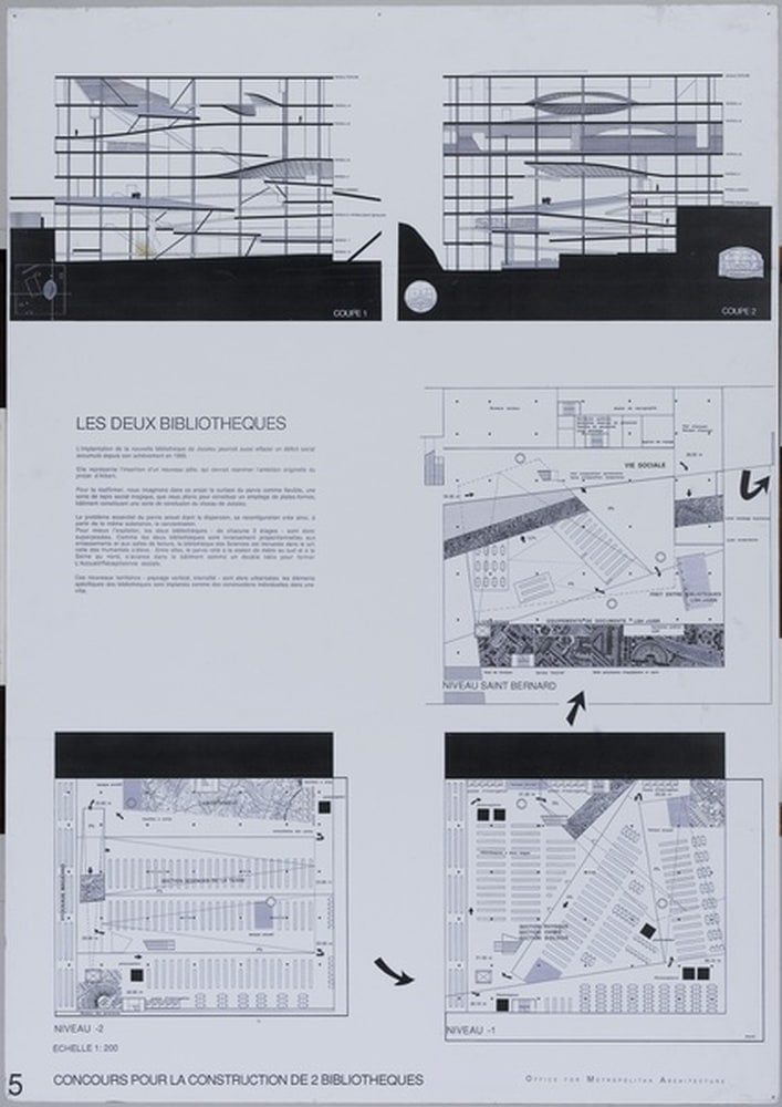 Panneau n°22, les 2 bibliothèques