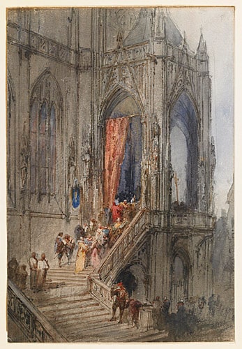 Escalier d'une cathédrale